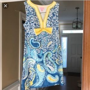 Lilly Pulitzer Floral Whale Paisley Dress, size 4